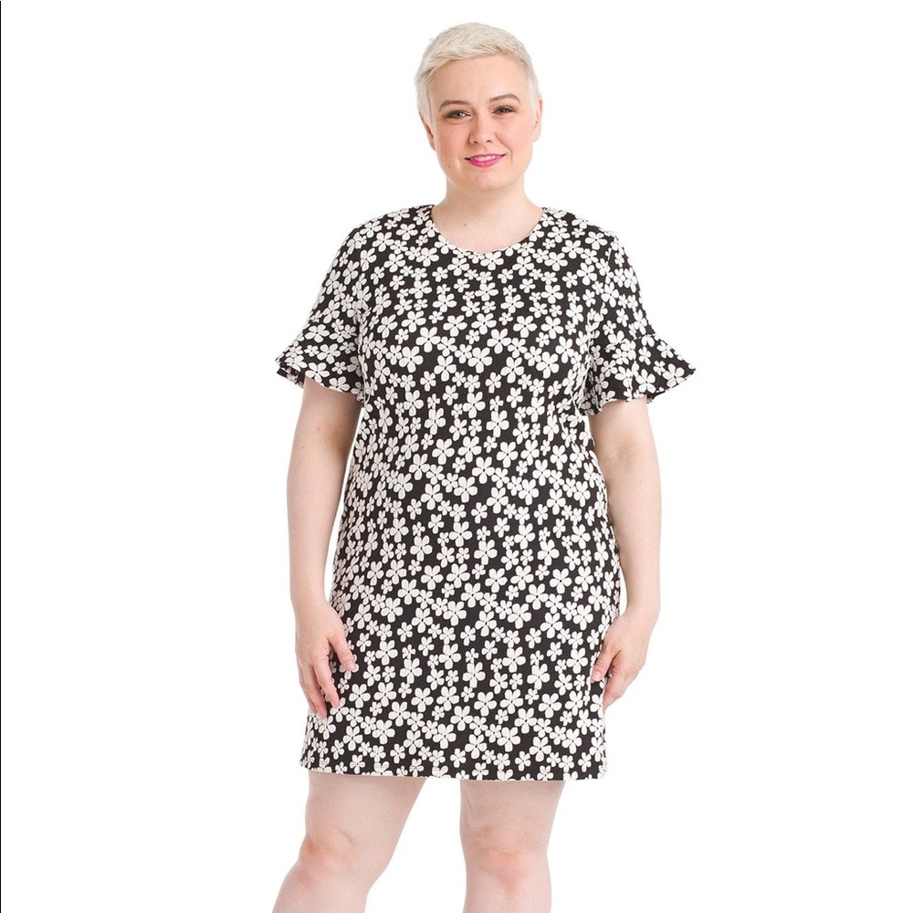 Hutch Black and White Floral Dress